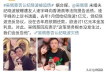 吴佩慈否认纪晓波被追债（吴佩慈否认纪晓波被追债没名没分却称只要爱情）