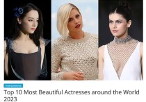 演员迪丽热巴  被外国网站评为2023全球最美女演员