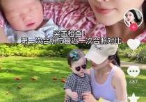 王灿晒女儿出生时与现在对比照（小蛋饺是从小白到大的宝宝母女俩都貌美如花）