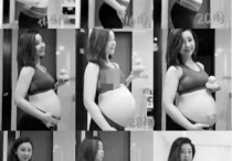 李小萌晒孕肚变化照（整个过程胖了34斤附孕期肚子变化过程图）