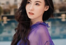 张柏芝唯美写真曝光（紫色薄纱透视长裙温柔缱绻简直是杀疯了）