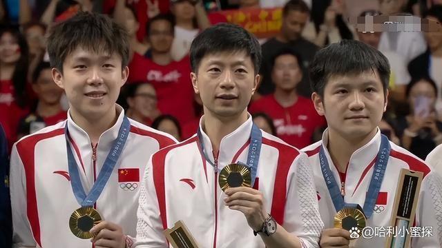 中国男乒在巴黎奥运会上的胜利瞬间